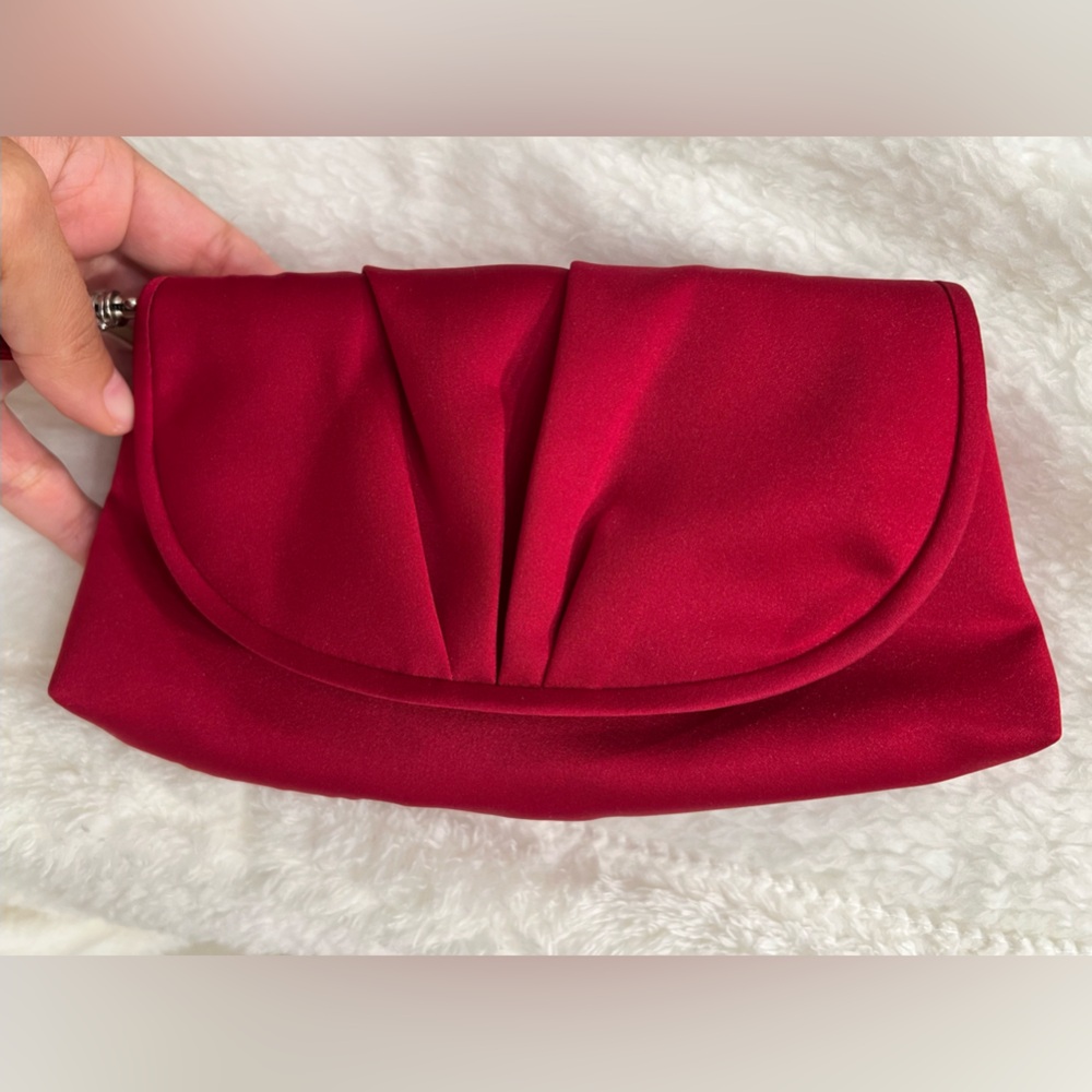 Elegant Red Clutch